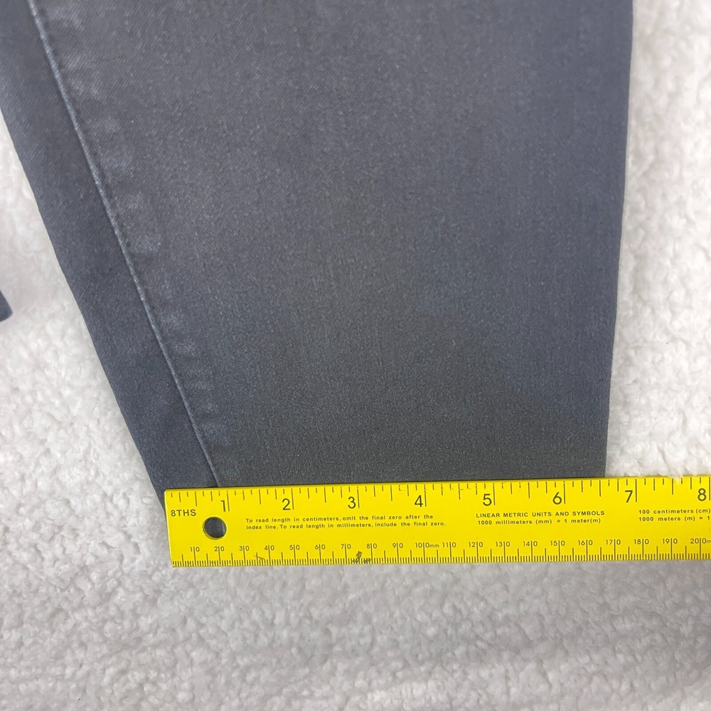 NYDJ Jeans Womens Size 4 Black Denim Straight Legging Stretch Mid-Rise Casual‎ - Picture 12 of 16